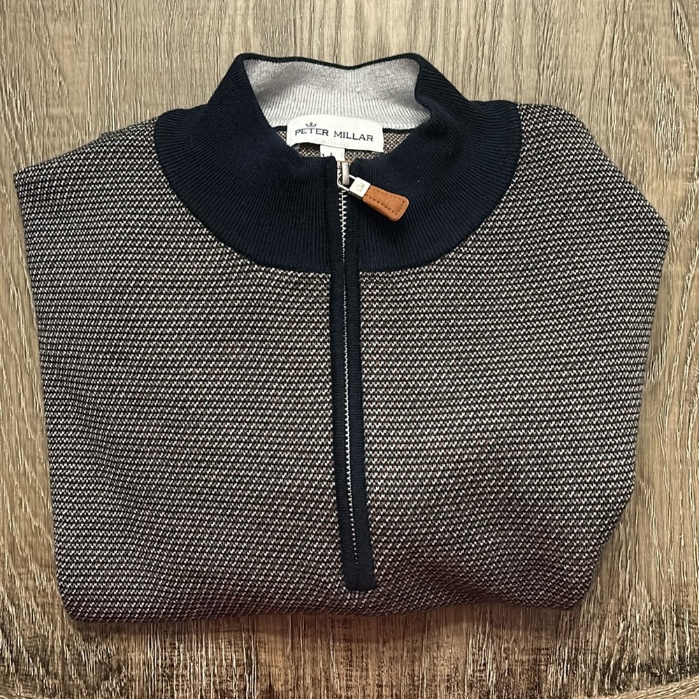 Peter Millar Quarter Zip Sweater
